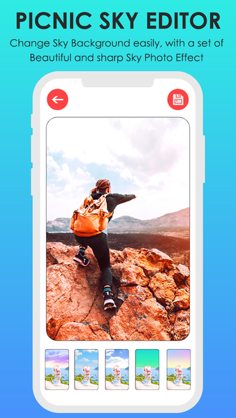 PicNic Sky Photo Filter Editor - Image screenshot of android app