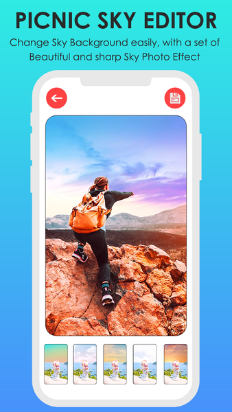 PicNic Sky Photo Filter Editor - Image screenshot of android app