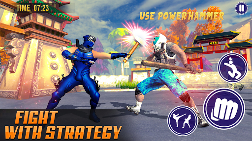 Ninja warrior: Sword legend fighting games - Gameplay image of android game