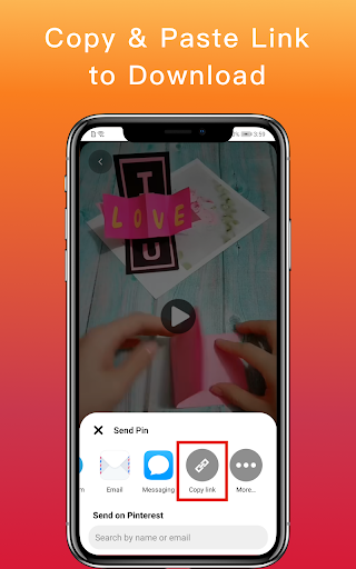 Video Downloader for Pinterest - عکس برنامه موبایلی اندروید