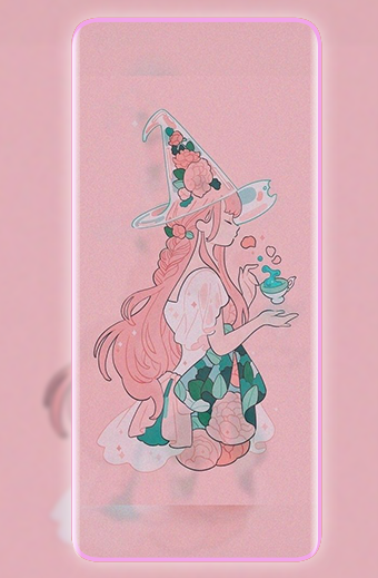 Pink Aesthetic Wallpaper - Image screenshot of android app