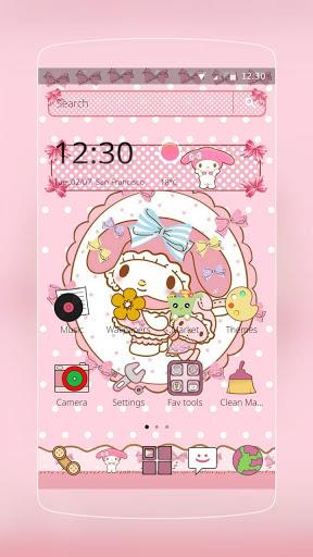 Pink Cartoon Cute Kitty - Image screenshot of android app