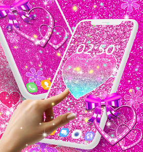 Pink Glitter Wallpaper 4k - Apps on Google Play