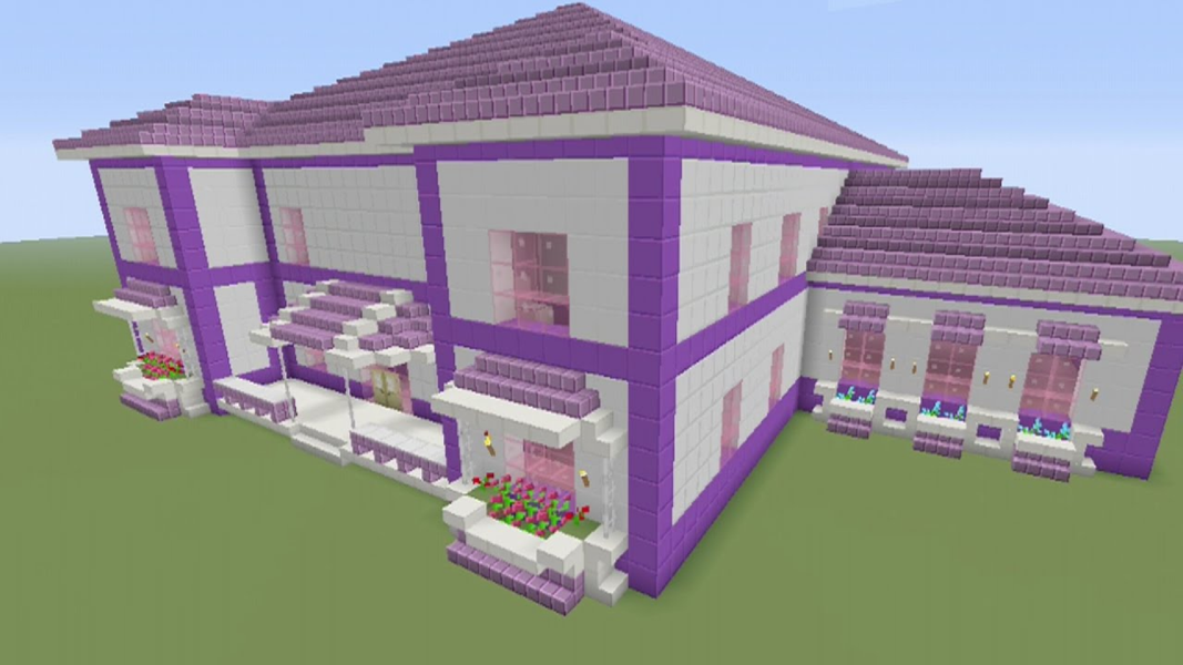 Pink houses for minecraft - عکس برنامه موبایلی اندروید