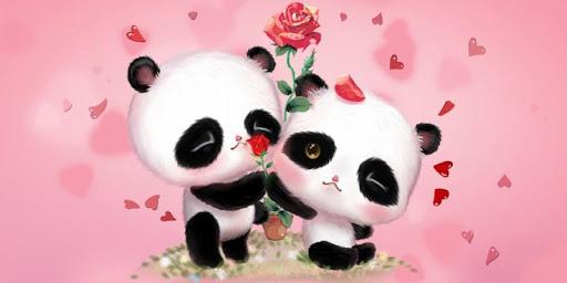 Pink Panda Love - عکس برنامه موبایلی اندروید