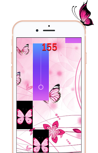 Butterfly Piano Tiles 2019 - Gameplay image of android game