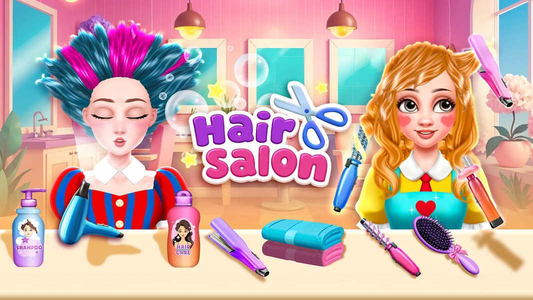 Hair Salon: Hair Cut Makeover - Gameplay image of android game