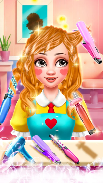Hair Salon: Hair Cut Makeover - Gameplay image of android game