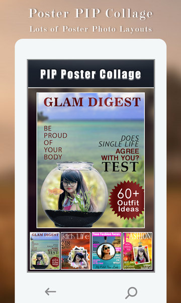 PIP Poster Collage Maker - Image screenshot of android app