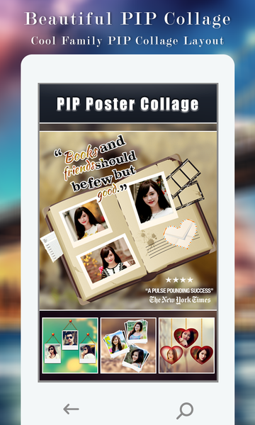 PIP Poster Collage Maker - Image screenshot of android app