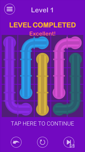 Pipe Puzzle Brain Game - عکس بازی موبایلی اندروید