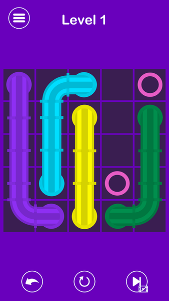 Pipe Puzzle Brain Game - عکس بازی موبایلی اندروید