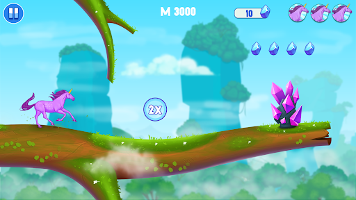 Robot Unicorn Dash - Attack - Gameplay image of android game