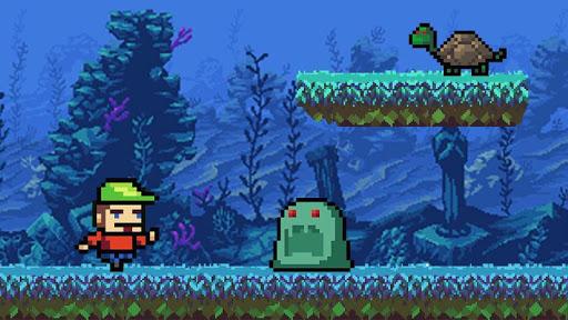 Super adventure retro games - Gameplay image of android game