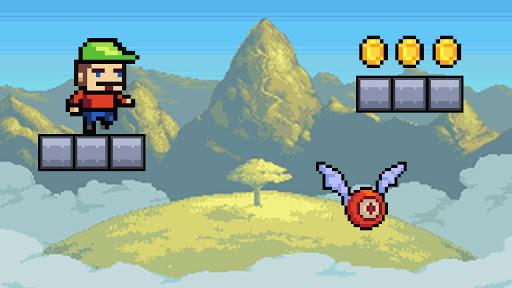 Super adventure retro games - Gameplay image of android game