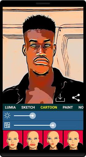 caricature maker - face app - Image screenshot of android app