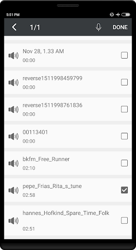 Reverse Audio - عکس برنامه موبایلی اندروید