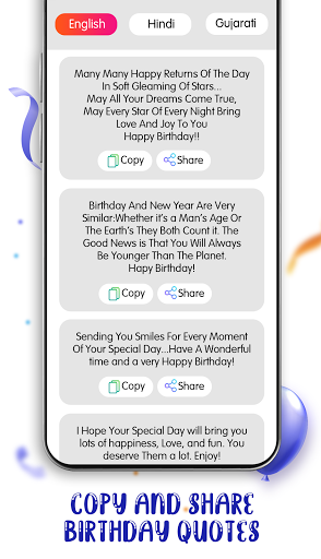 Birthday Video Maker With Song - Image screenshot of android app