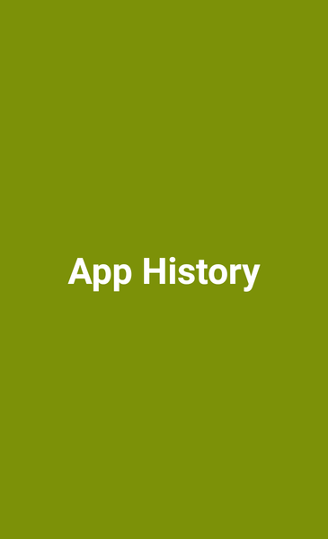 AppHistory - Image screenshot of android app