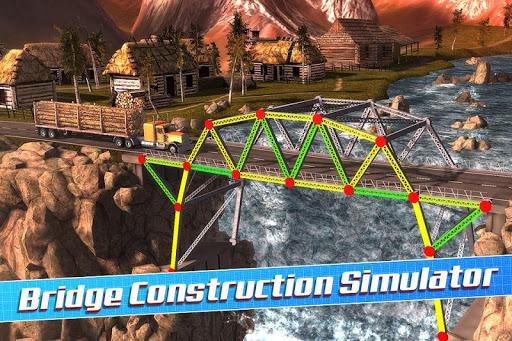 Bridge Construction Simulator - Gameplay image of android game
