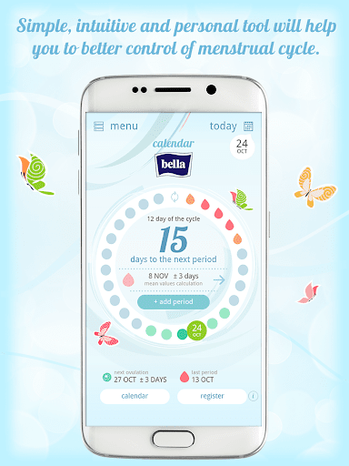 Bella Period Calendar - Image screenshot of android app