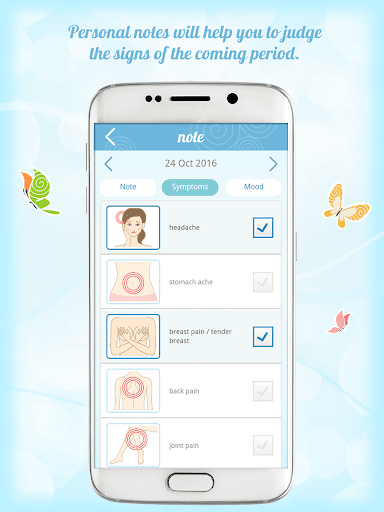 Bella Period Calendar - عکس برنامه موبایلی اندروید
