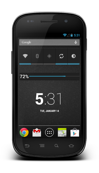 Holo Battery Widget Donate - Image screenshot of android app