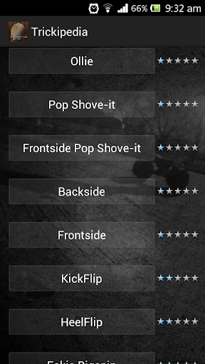 Trickipedia Skateboard - Image screenshot of android app