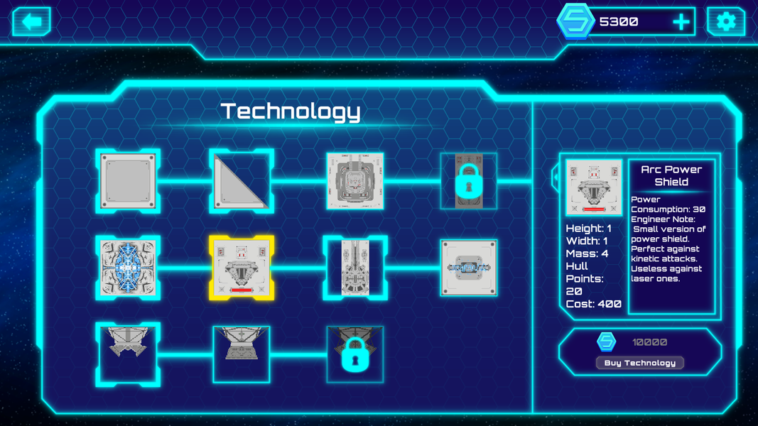 Spaceship Builder - Gameplay image of android game