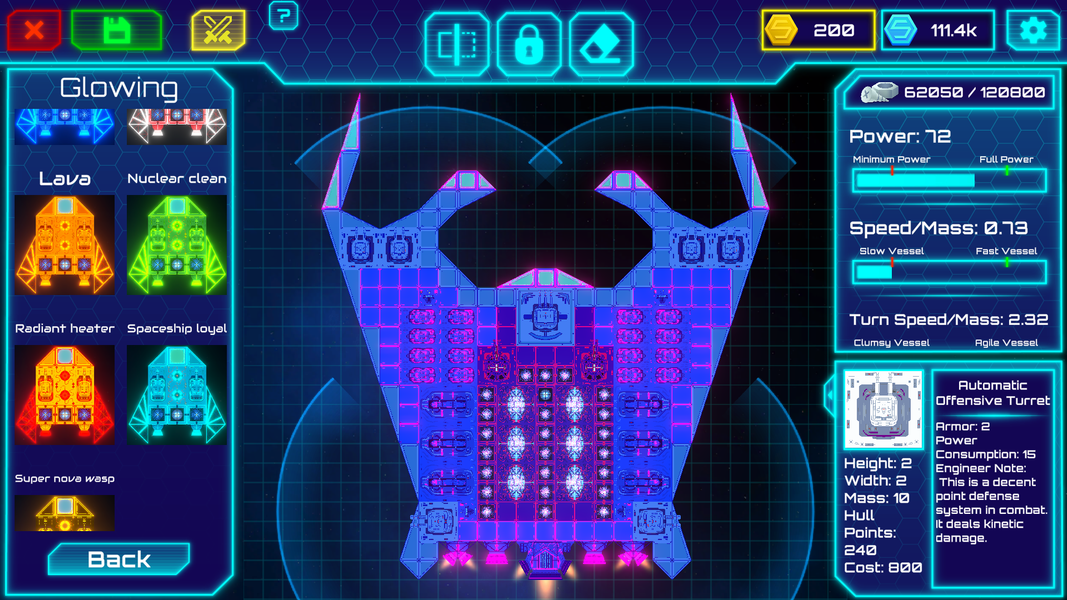 Spaceship Builder - Gameplay image of android game