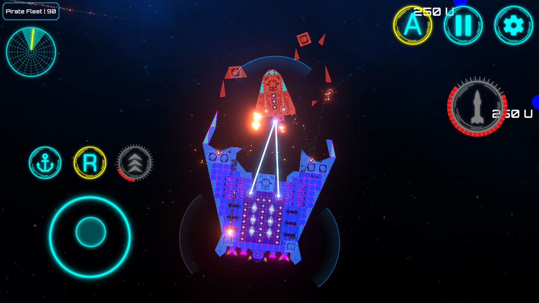 Spaceship Builder - Gameplay image of android game