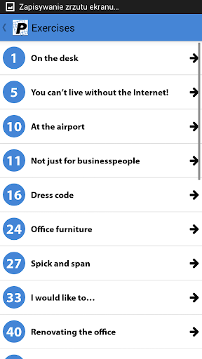 SPEED-UP ENGLISH Vocab at work - Image screenshot of android app