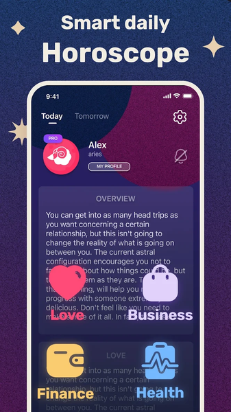 AstroMe: Horoscope & Zodiac - عکس برنامه موبایلی اندروید