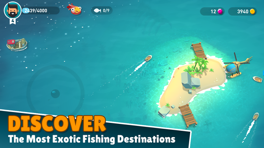 Creatures of the Deep: Fishing - Gameplay image of android game