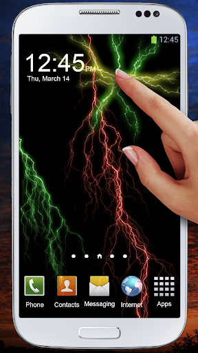 Electric Screen Prank Live Wallpaper - عکس برنامه موبایلی اندروید