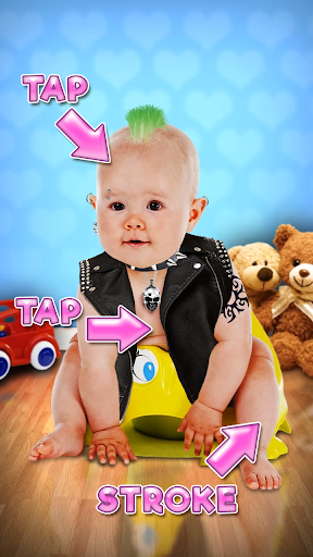 Talking Baby - Gameplay image of android game