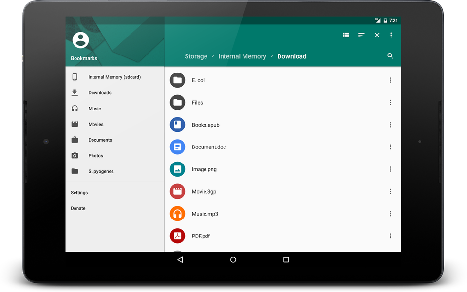 File manager - Image screenshot of android app