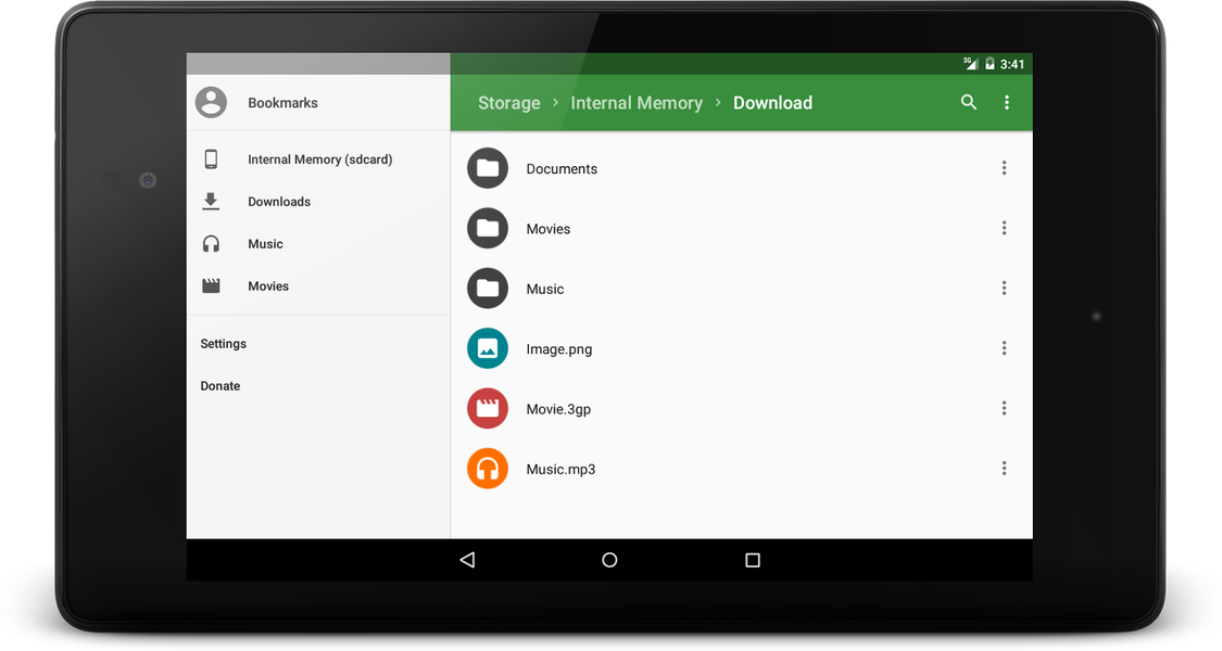 File manager - Image screenshot of android app