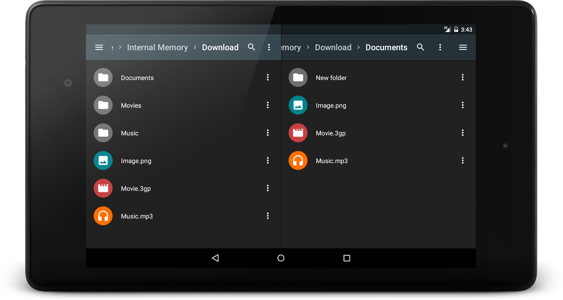 File manager - Image screenshot of android app