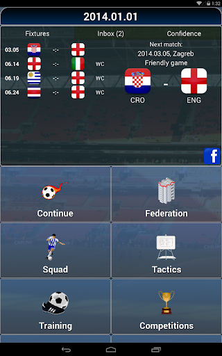 True Football National Manager - Gameplay image of android game