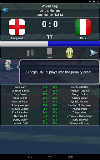 True Football National Manager - Gameplay image of android game