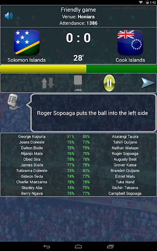 True Football National Manager - Gameplay image of android game