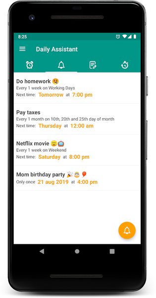 Daily Assistant - عکس برنامه موبایلی اندروید