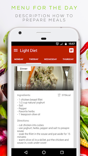 Diet - عکس برنامه موبایلی اندروید