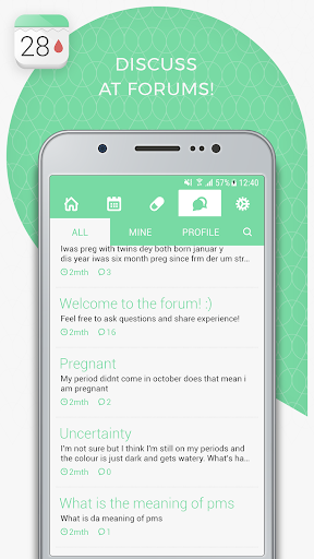 Easy Period Calendar ovulation - عکس برنامه موبایلی اندروید