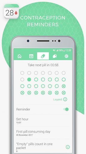 Easy Period Calendar ovulation - عکس برنامه موبایلی اندروید