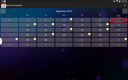 Moniusoft Calendar - عکس برنامه موبایلی اندروید