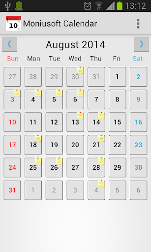 Moniusoft Calendar - عکس برنامه موبایلی اندروید