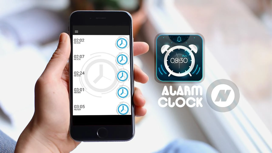 Alarm Clock - عکس برنامه موبایلی اندروید