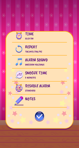 Unicorn Alarm Clock - Image screenshot of android app